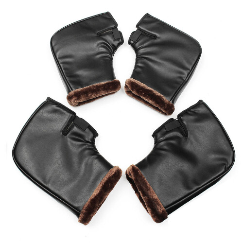 Winter warme winddichte Motorrad Motorroller Lenkergriff Muff Handschuhe 1