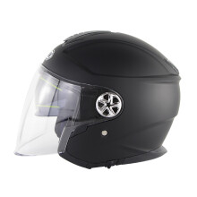 Nuevo casco de media cara para motocicleta SOMAN SM519 ECE con doble lente