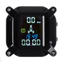 Neues kabelloses Dreirad-Motorrad Echtzeit-TPMS LCD-Display Reifendrucküberwachungssystem wasserdichte externe WI-Sensoren für Polaris/Bomb