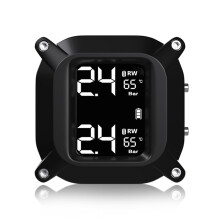 Nieuwe M6 LCD-Display Motorfiets Realtime Bandenspanningmonitoringssysteem Waterdicht TPMS Draadloze Externe Wi-Sensoren Motor Fatbike Fiets Au