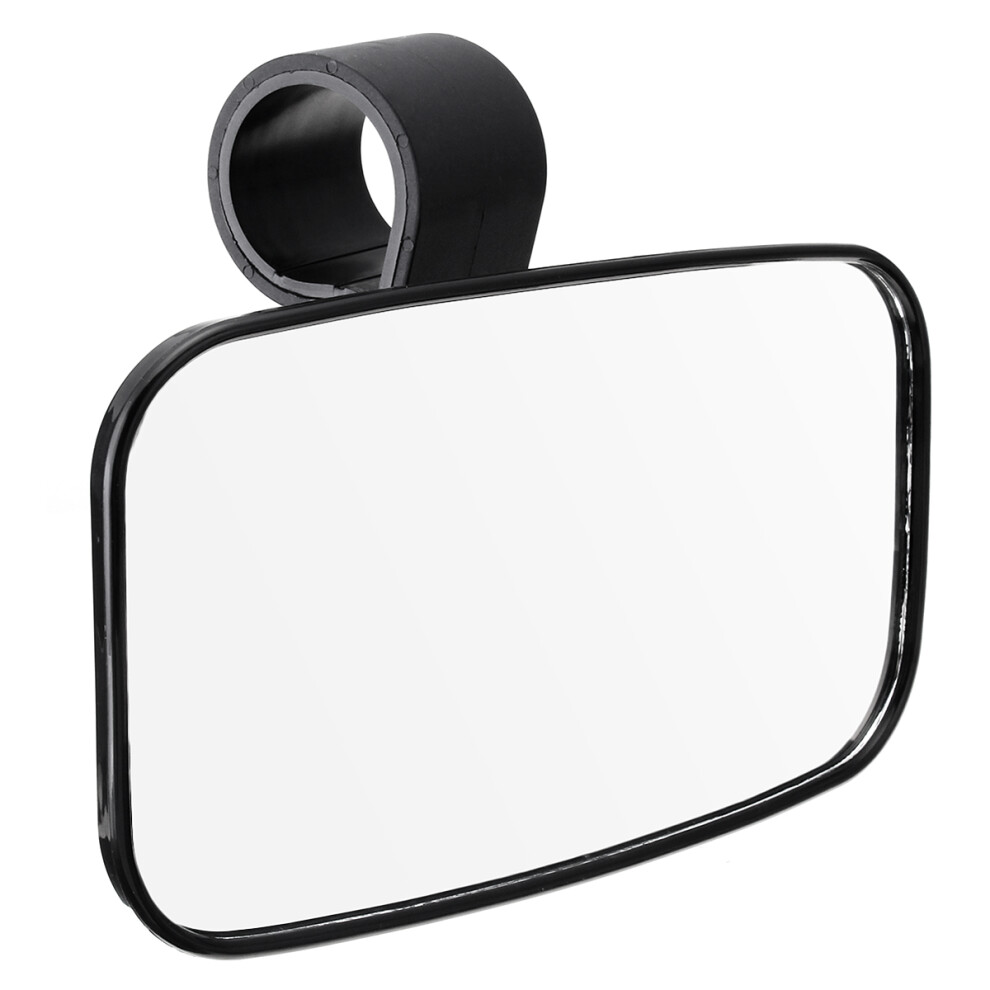 New Rear View Mirror Large Universal For Atv Utv Off Road Adjustable Wide Clear 762179068549