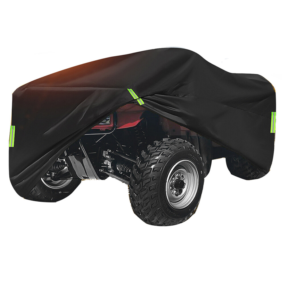 New 190T 145X85x98cm Waterproof Quad Bike Atv Cover With Reflective Stripe Universal Covers 762179070313