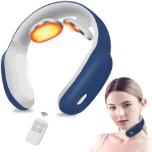 Massajador Eléctrico para Pescoço e Ombros PGG D12 com Controlo Remoto Terapia de Acupunctura Alívio da Dor Relaxamento Pulso Magnético Fisi
