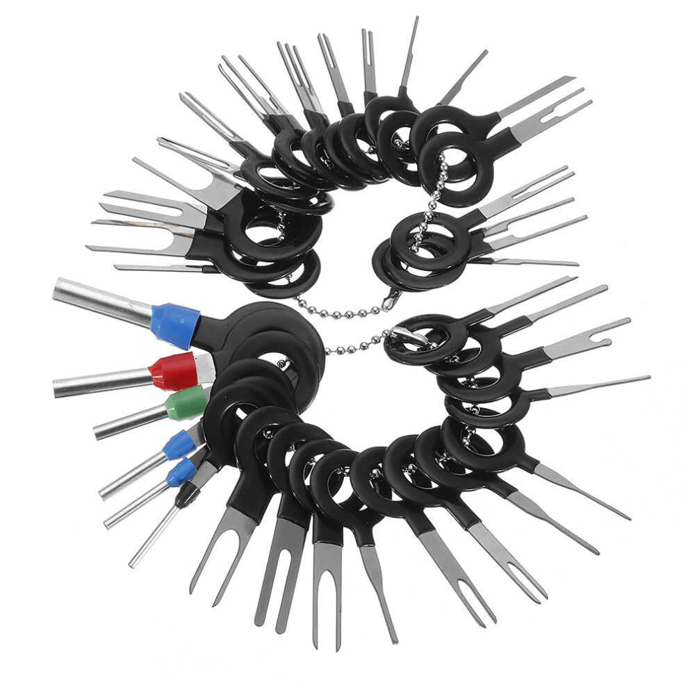 36Pcs Terminal Removal Tool Electrical Wiring Crimp Connector Pin Extractor Kit Automobiles Terminal Repair Hand Tools 762179040163