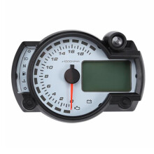 Nieuwe 18000 Meter Digitale Motorfiets LCD Snelheidsmeter 7 Kleuren Weergave Brandstofniveau Richtingaanwijzer Alles-In-ééN Ontwerp Gegradueerde
