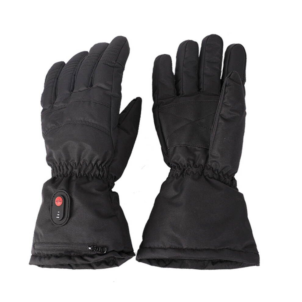 New Electric Heated Gloves Touch Screen Winter Full Finger Warmer Waterproof Washable For Motorcycle Electric Bicycle Scooter Riding Skiing 762179076148