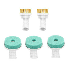5 pezzi di ricambi per aspirapolvere a vapore portatile Deerma DEM ZQ600 ZQ610 Accessori parti Spazzola in filo di rame*2 Testa della spazzola co