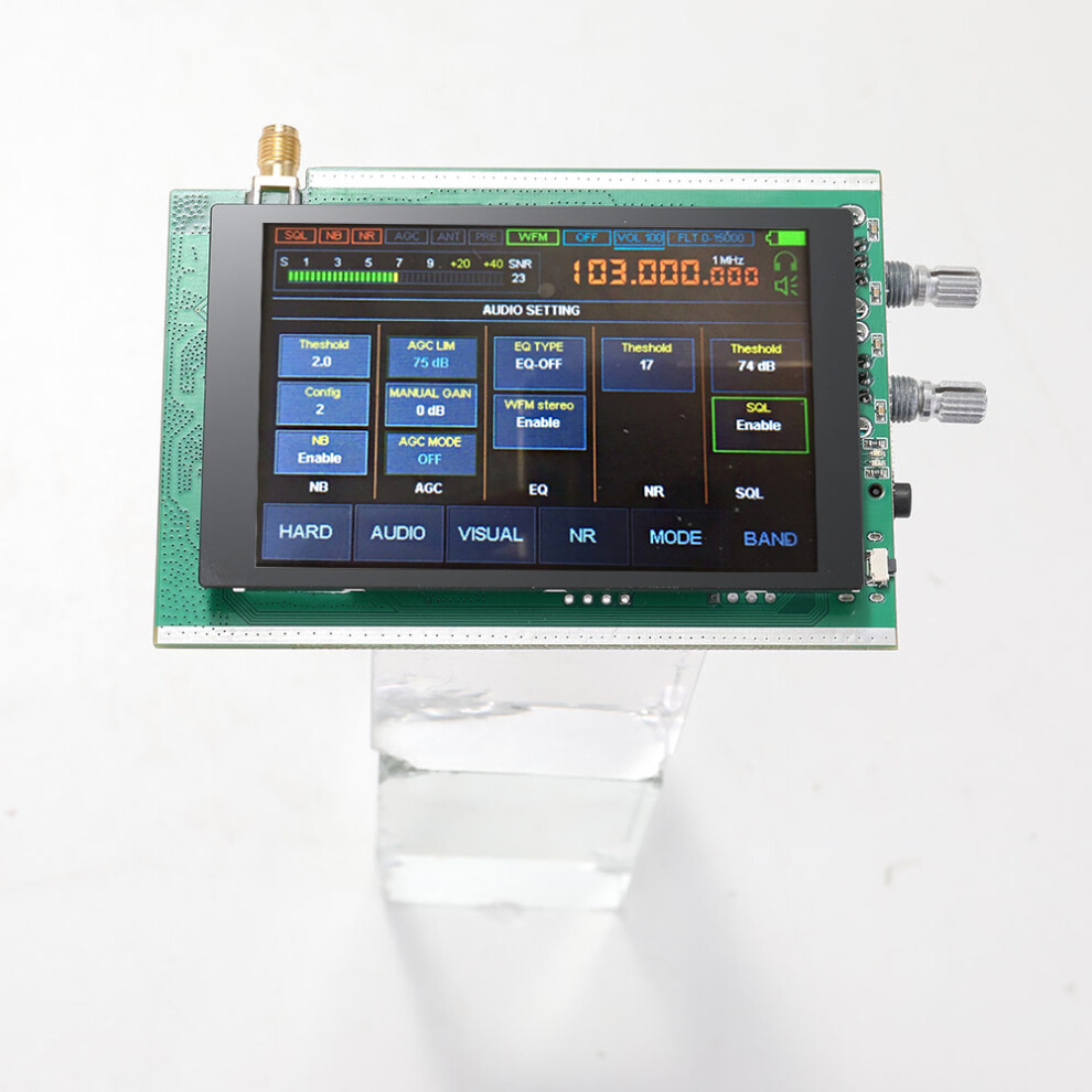 50K-200Mhz Malachite Receiver With 3.5 Inch Lcd Display Malahit Noise Reduction Backlight Control Dsp Sdr Full Mode Uhf Agc Radio Ham 6906142084172