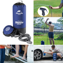 12L Borsa da Doccia portable Gonfiabile per Esterni Barile Pieghevole per Campeggio Acqua