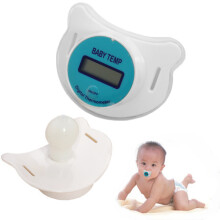 Vvcare KFT-21 Termometro portable per Bambini LCD con Succhietto e Termometro per Bocca in Celsius