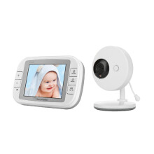 Vvcare - 851 3.5 Inch 2.4GHz Draadloze Babyfoons TFT LCD Video Nachtzicht 2 - weg Audio Baby