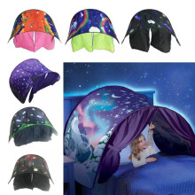 Tenda per bambini con LED tenda da gioco pop-up tenda pieghevole per interni per bambini.