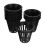 10Pcs 2.2Inch Plastic Mesh Net Basket Hydroponic Aeroponic Flower Container Grow Pot Planting Basket 2