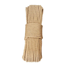 3m/10m/20m/50m Khaki Jute Touw voor Decoraties Tuin Bruiloften Waterpijp Trapleuning Vaasje