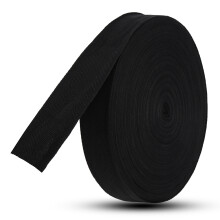 45M Nastro di Cotone per Cinghie di Borsa Fettuccia per Cucire Rotolo di Tessuto per Bunting Grembiule Cintura per Borsa