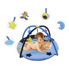 Tappeto da gioco per neonati Blue Bear palestra per attività tappeto per gattonare.