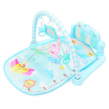 3 In 1 Palestrina per Neonati Tappeto da Gioco Fitness con Pianoforte Musicale e Pedali Giocattoli Educativi Tappeto da Gioco USB per Bambini