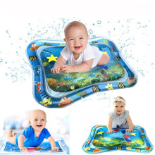 Tappeto da gioco gonfiabile per neonati e bambini piccoli divertente centro attività per il tempo pancia in giù.