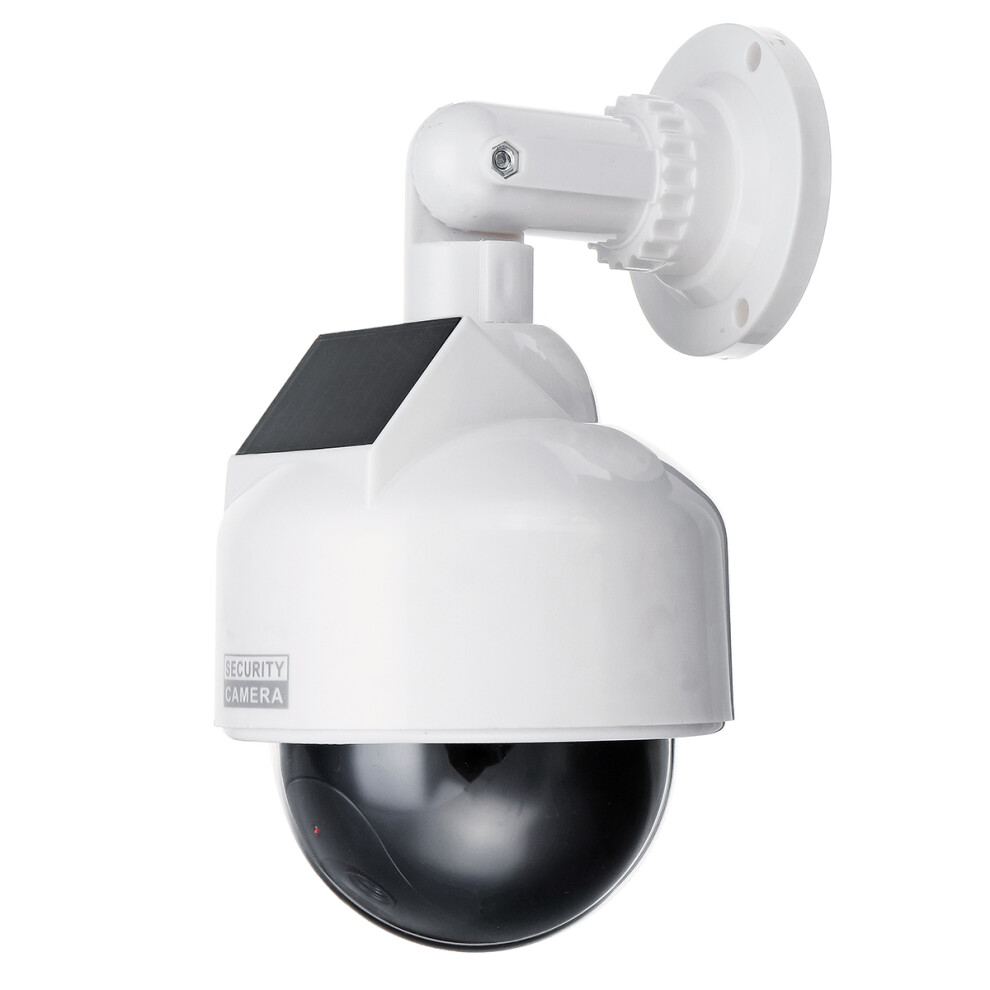 Dummy Waterproof Security Camera Solar Power Outdoor Simulation Dummy Camera Waterproof Security Cctv Dummy Surveillance Camera System 6901250441039