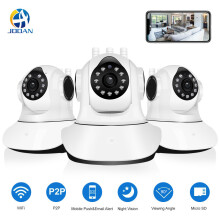Jooan C6C HD 1080P WIFI IP Camera 11 LED PT 360 Ingebouwde Antenne IP Camera Bewegingsdetectie Twee - weg Audio Babyfoons