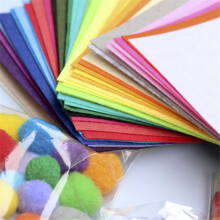 30  30 cm Vliesstoff Polyester Stoff Filzstoff DIY Bundle zum Nähen von Puppen Handarbeit