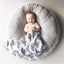 Tappeto da gioco per bambini in cotone morbido tappeto per attività coperta per gattonare tappeto da pavimento.