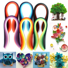 600 Streifen 30 Farben gemischtes Quilling - Papier Kunst Origami Papierhandwerk DIY Basteln