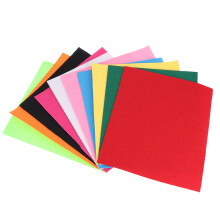 30X30cm Tessuto in Feltro Non Tessuto Colorato per Artigianato Cucito Fai da Te Patchwork
