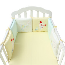 6PCS Popolare Paracolpi per Lettino Bambino Infante Toddler Biancheria da Letto per Nursery Cot