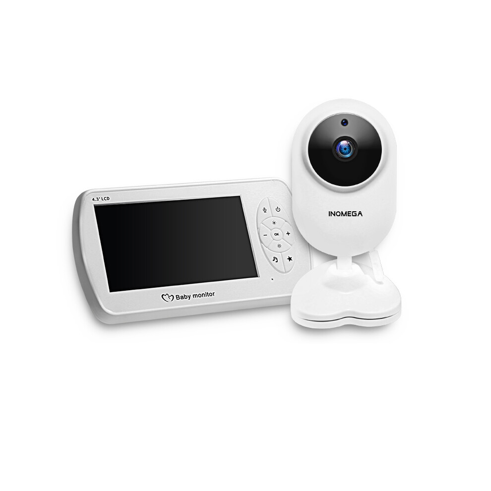 INQMEGA Wireless Baby Monitor 4.3 inch Baby Nanny Security IP Camera Babysitter Night Vision Temperature Monitoring