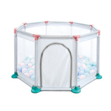 8 Sides Panels Foldable Baby Playpen Safety Kids Play Yard Fence Center Playpen