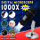 1000X 8 LED Luce Dimmer Regolabile Microscopio Digitale Pratico 3