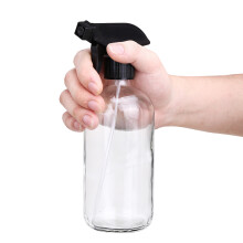 250 ml/500 ml klare Glasflasche mit Sprühkopf für ätherische Öle und Wasser