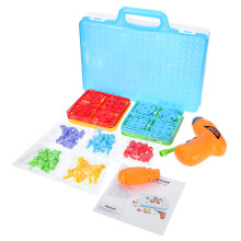 Kinder Spaß Elektrische Bohrmaschine Puzzle Spielzeug Zerlegen Schraube Mutter Montage Kamm