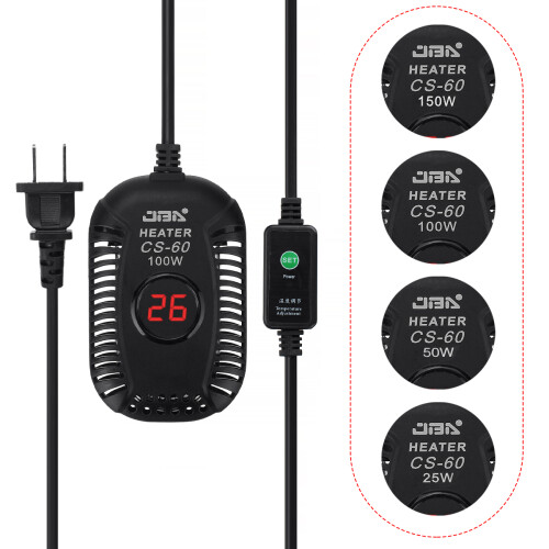 LED Unterwasser-Aquariumheizer Mini Fischtankheizer Intelligentes Induktionsgerät 1