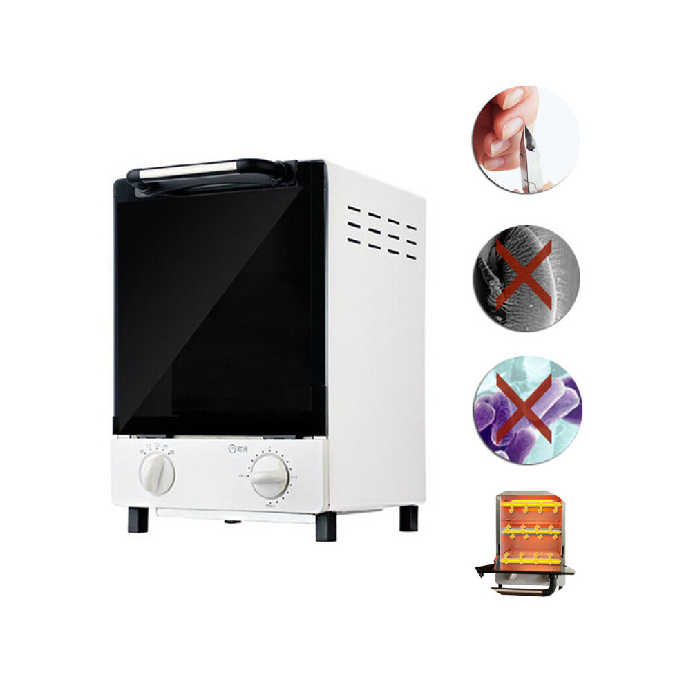 DANCINGNAIL 10L 900W High Temperature Sterilizer Double Deck Heat Sterilizer 220V for Dental Medical Nail Tools Spa Autoclave