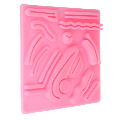 Laparoskopischer Simulator 3D Silikonpad Übungsnahtmodul Lehrmittel 2