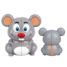 Panda/Tigre/Pinguino/Topo Cubo Animale Puzzle Jigsaw Giocattoli Educativi per Bambini Regalo