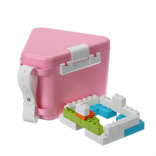 Kinderen DIY Loop Bouwstenen Constructie Speelgoed Puzzel Racebaan Opbergdoos 2