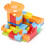 Kinderen DIY Loop Bouwstenen Constructie Speelgoed Puzzel Racebaan Opbergdoos 9