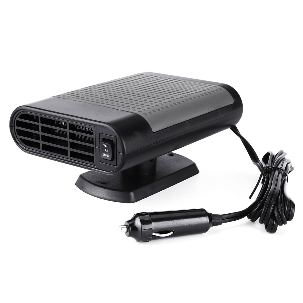 2 In 1 Portable Car Heater Cooler Fan 12V/24V Air Warmer Windscreen Demister Defroster 6900059947476