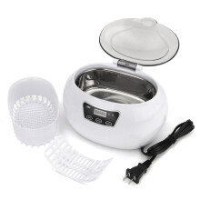 600ml Pro Ultrasoon Cleaner Ultra Sonic Bad Sieraden CD Reinigingsmand Timer