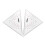 2pcs Navigation Triangular Protractor 300mm Acrylic Hypotenuse Nautical Squares 1