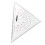 2pcs Navigation Triangular Protractor 300mm Acrylic Hypotenuse Nautical Squares 5