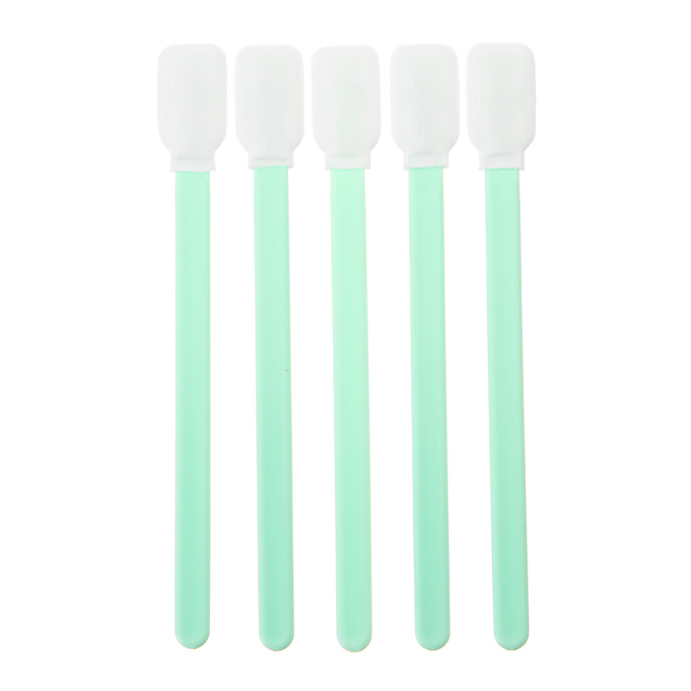 100Pcs Foam Tip Cleaning Head Swabs Sponge Stick For Inkjet Printer Printhead Camera Cleanroom 6901249631922