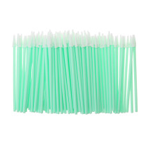 100 stuks Puntige Schuimreinigingsspons Swabs Stok voor Inktjetprinter Camera Optische Schoonmaakruimte