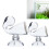 Glazen CO2 Aquarium Diffuser Schroef Type Rechte Poort Diffuser Atomizer 10