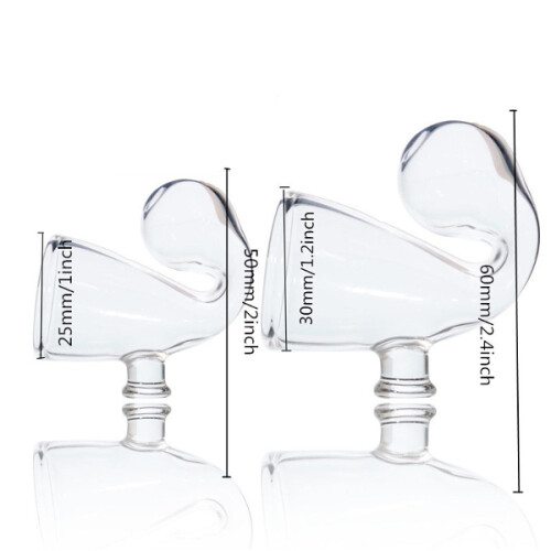 Glazen CO2 Aquarium Diffuser Schroef Type Rechte Poort Diffuser Atomizer 2