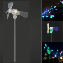 Vertikales DIY - Projekt Turbinen LED - Windmühle Kleiner Gleichstrommotor Windblätter Windgenerator