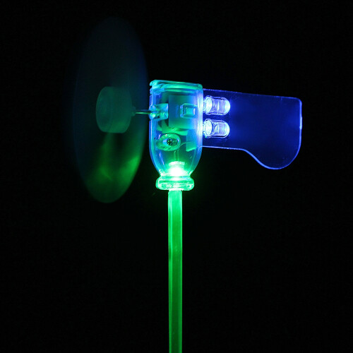 Vertical DIY Project Turbines LED Windmill Small DC Motor Wind Blades Wind Generator 2